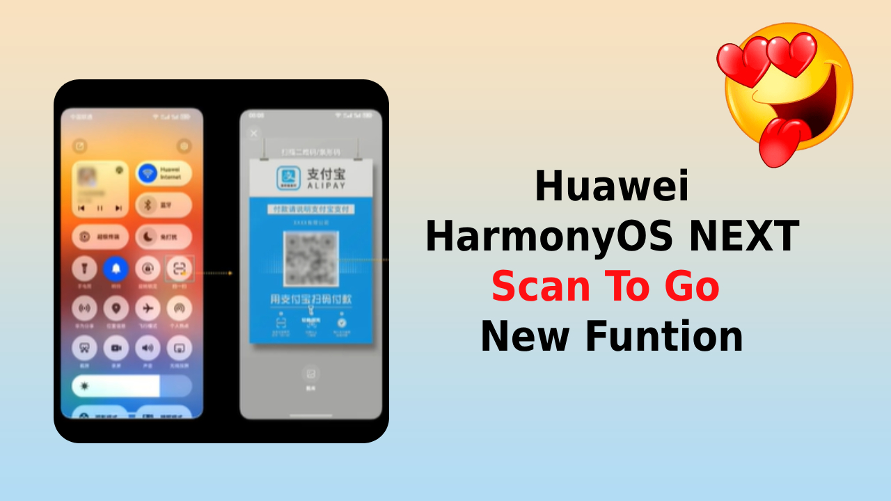 Huawei HarmonyOS NEXT Scan app