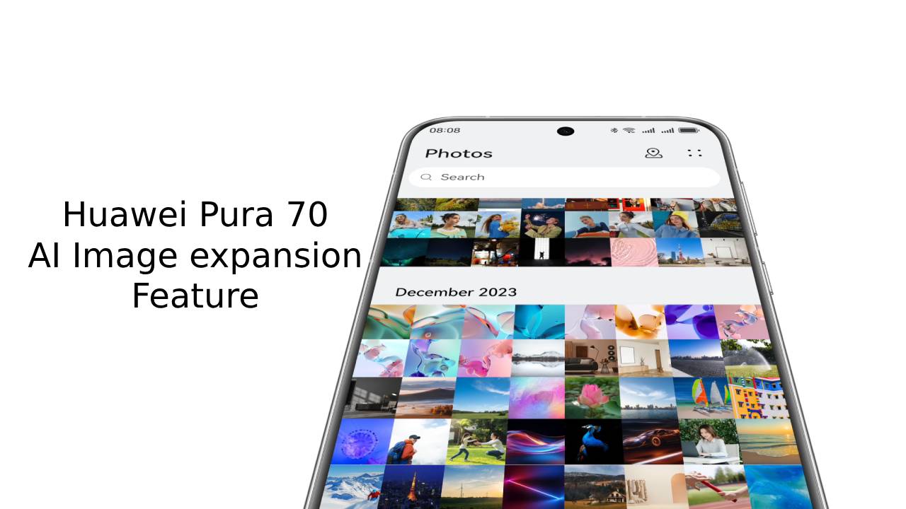 Huawei Pura 70 AI image feature